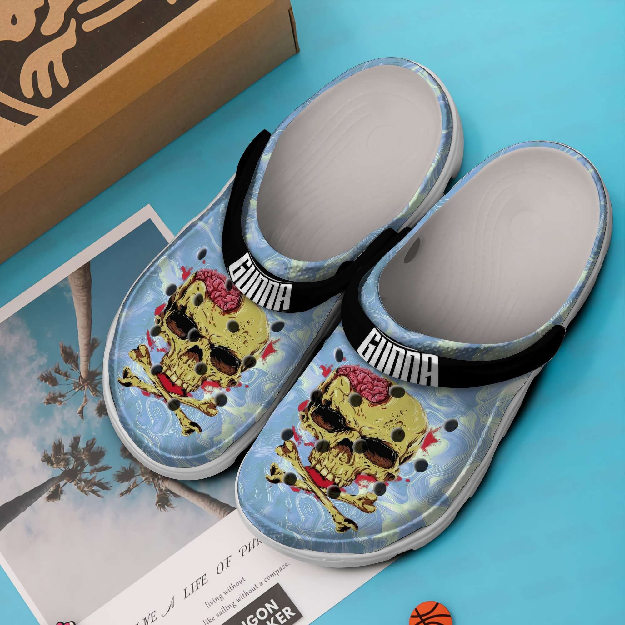 Merchidea Gunna Rapper Music Crocs Crocband Clogs Shoes Comfortable For Men Women and Kids