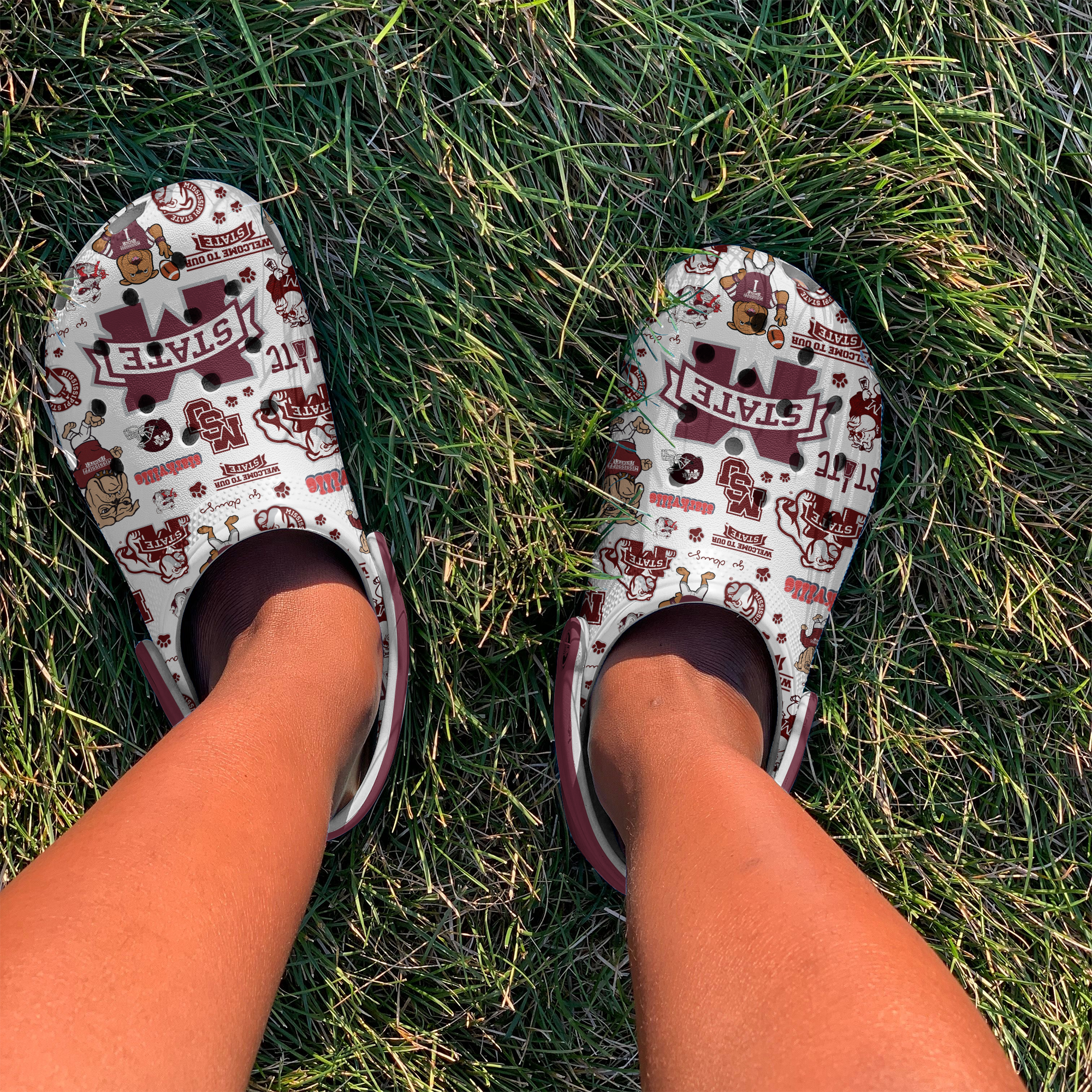 Merchidea Hail State Music Crocs Crocband Clogs Shoes Comfortable For Men Women and Kids