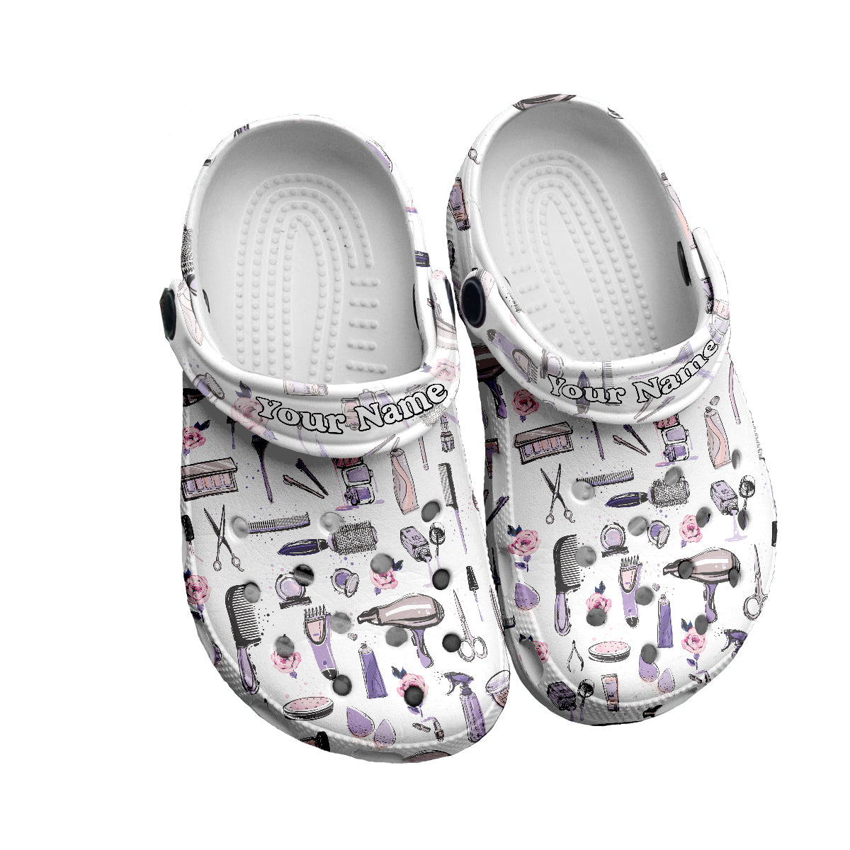 Merchidea Hairstylist's Accessories Customized Crocs Crocband Clogs Shoes Comfortable For Men Women and Kids