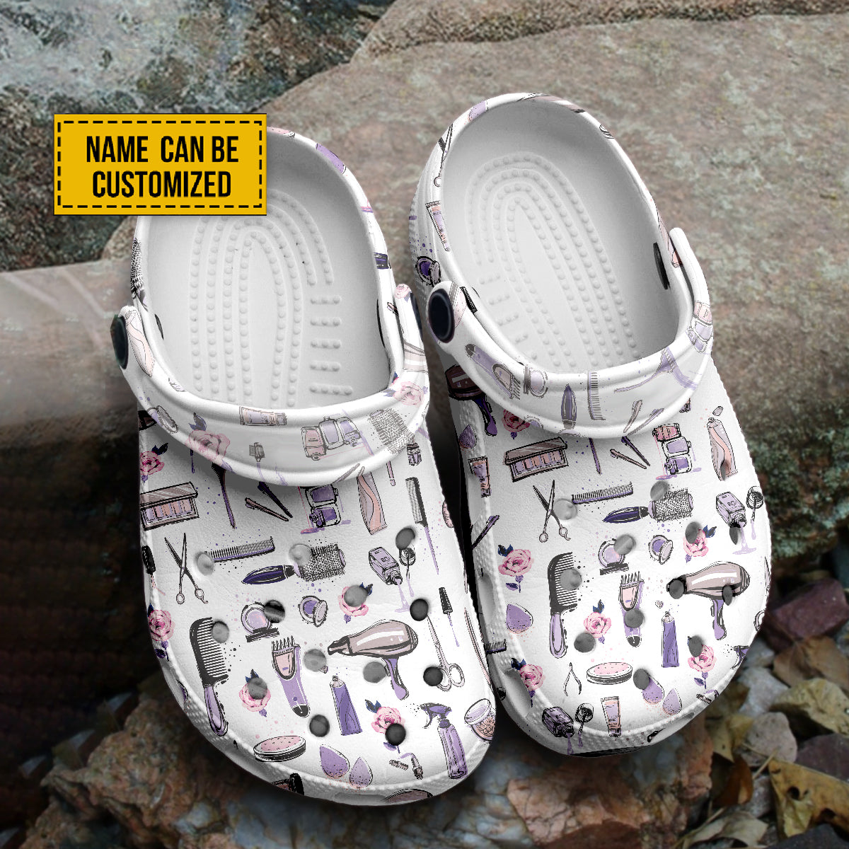 Merchidea Hairstylist's Accessories Customized Crocs Crocband Clogs Shoes Comfortable For Men Women and Kids