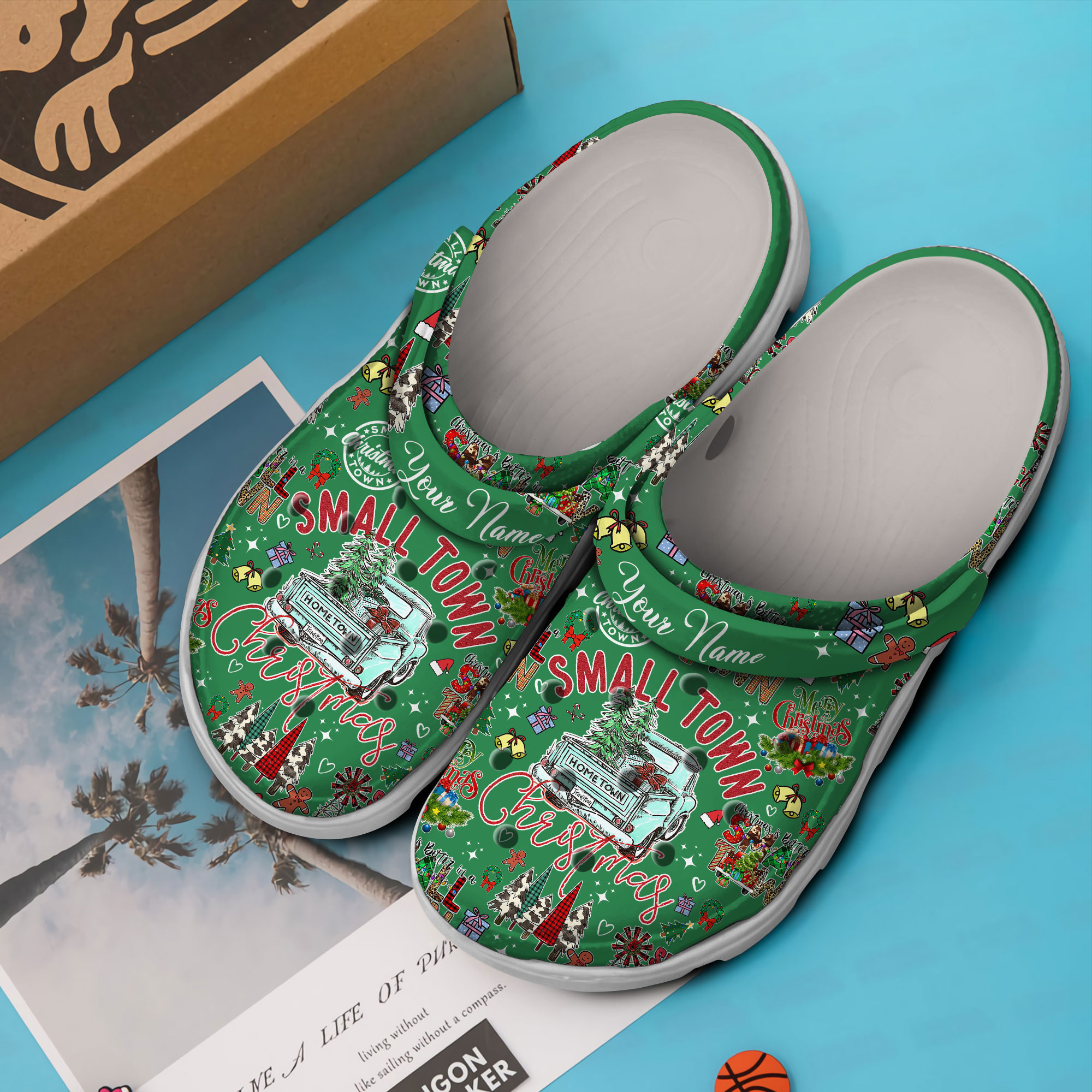 Merchidea Hallmark Christmas Movies Crocs Crocband Clogs Shoes Comfortable For Men Women and Kids