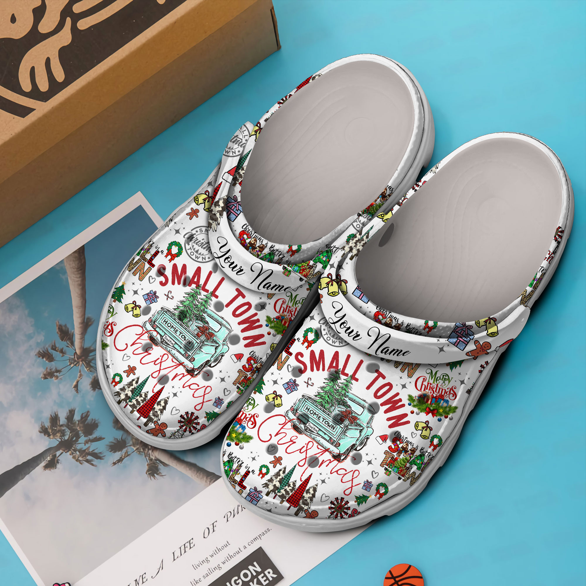 Merchidea Hallmark Christmas Movies Crocs Crocband Clogs Shoes Comfortable For Men Women and Kids