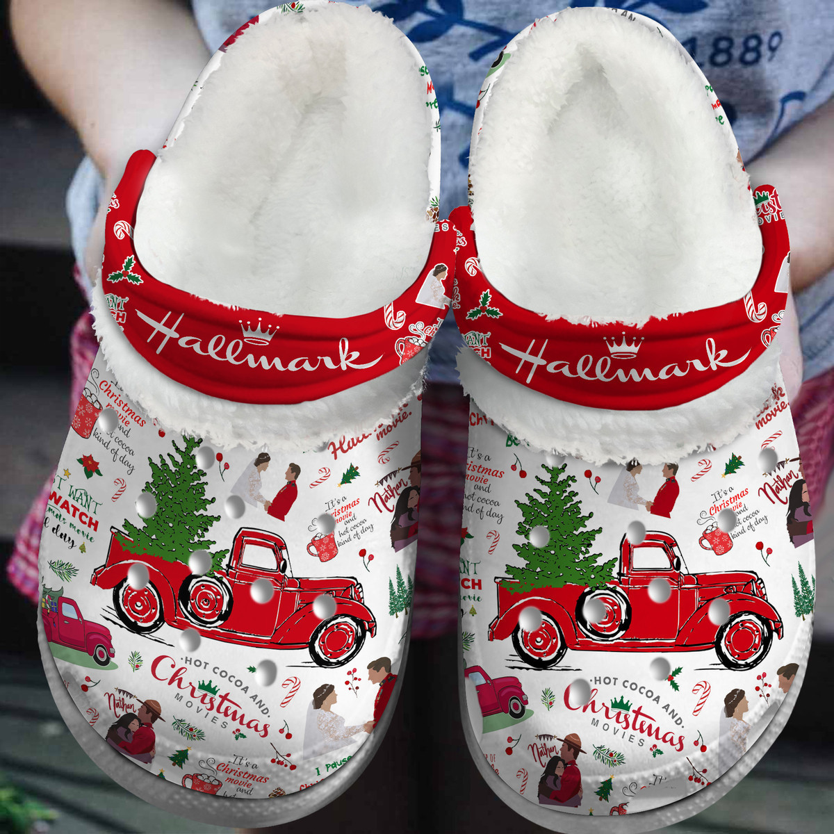 Merchidea Hallmark Movie Crocs Crocband Clogs Shoes Comfortable For Men Women and Kids