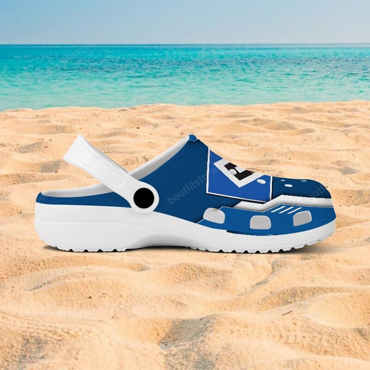 Merchidea Hamburger SV Bundesliga Sport Crocs Crocband Clogs Shoes Comfortable For Men Women and Kids