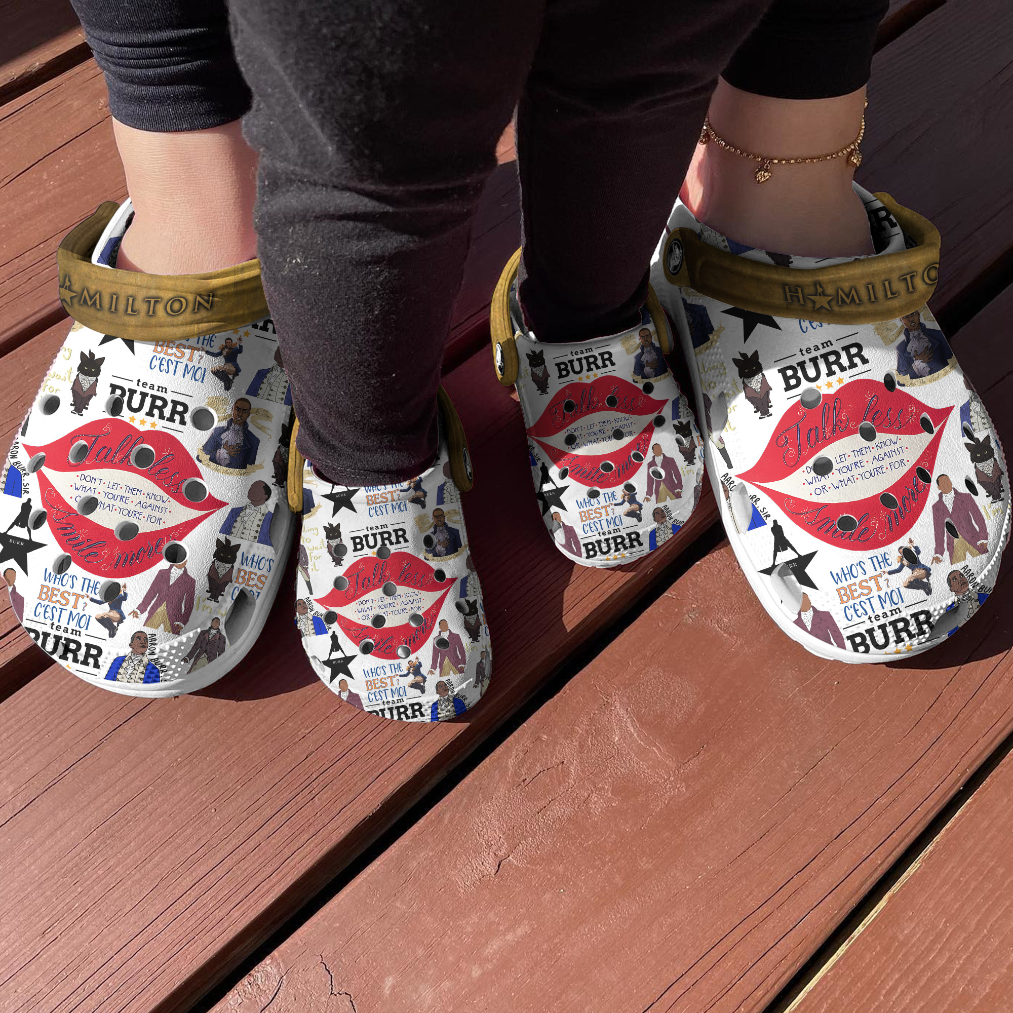 Merchidea Hamilton Music Crocs Crocband Clogs Shoes Comfortable For Men Women and Kids