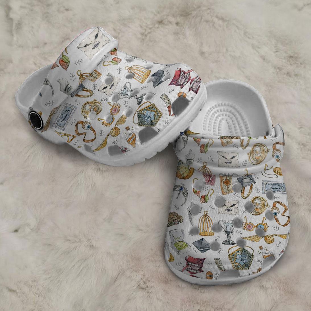 Merchidea Harry Potter Artefacts Movie Crocs Crocband Clogs Shoes Comfortable For Men Women and Kids