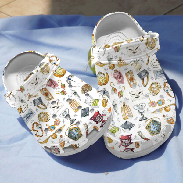 Merchidea Harry Potter Artefacts Movie Crocs Crocband Clogs Shoes Comfortable For Men Women and Kids