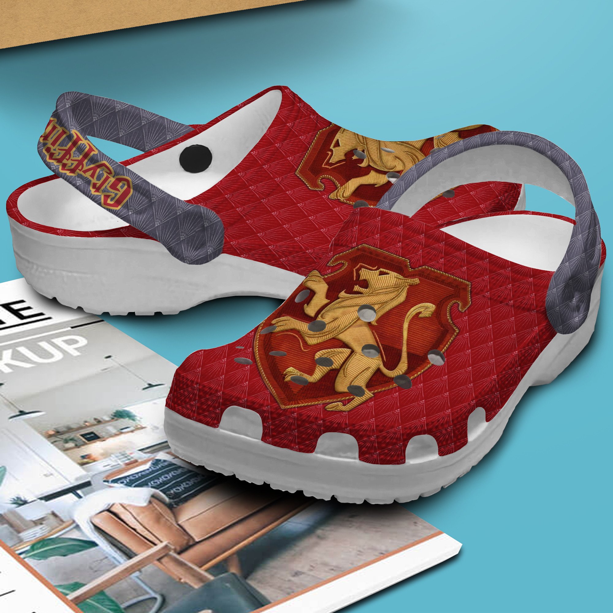 Merchidea Harry Potter Gryffindor MovieCrocs Crocband Clogs Shoes Comfortable For Men Women and Kids