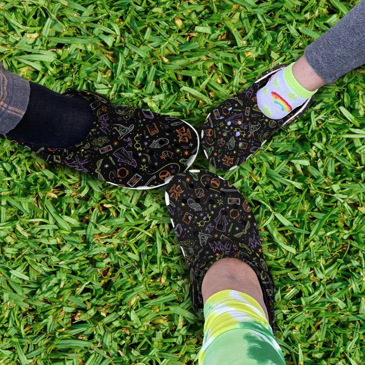 Merchidea Harry Potter Halloween Movie Crocs Crocband Clogs Shoes Comfortable For Men Women and Kids