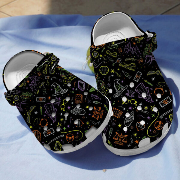 Merchidea Harry Potter Halloween Movie Crocs Crocband Clogs Shoes Comfortable For Men Women and Kids