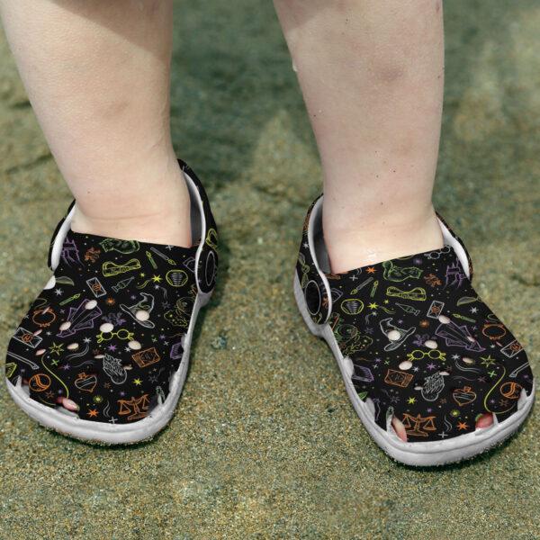 Merchidea Harry Potter Halloween Movie Crocs Crocband Clogs Shoes Comfortable For Men Women and Kids