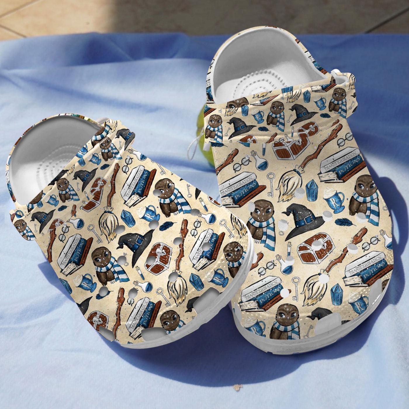 Merchidea Harry Potter Movie Crocs Crocband Clogs Shoes Comfortable For Men Women and Kids