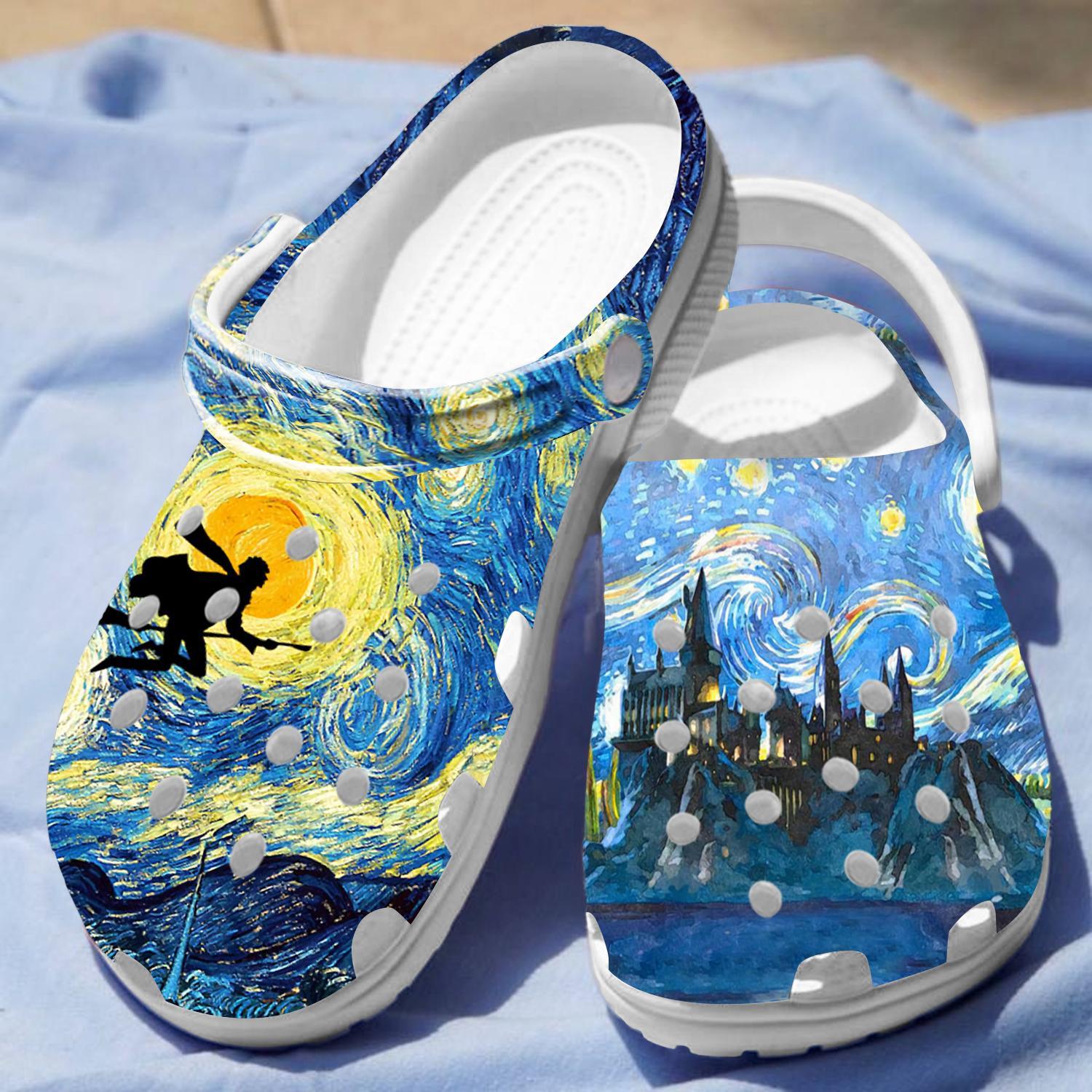 Merchidea Harry Potter Movie Crocs Crocband Clogs Shoes Comfortable For Men Women and Kids