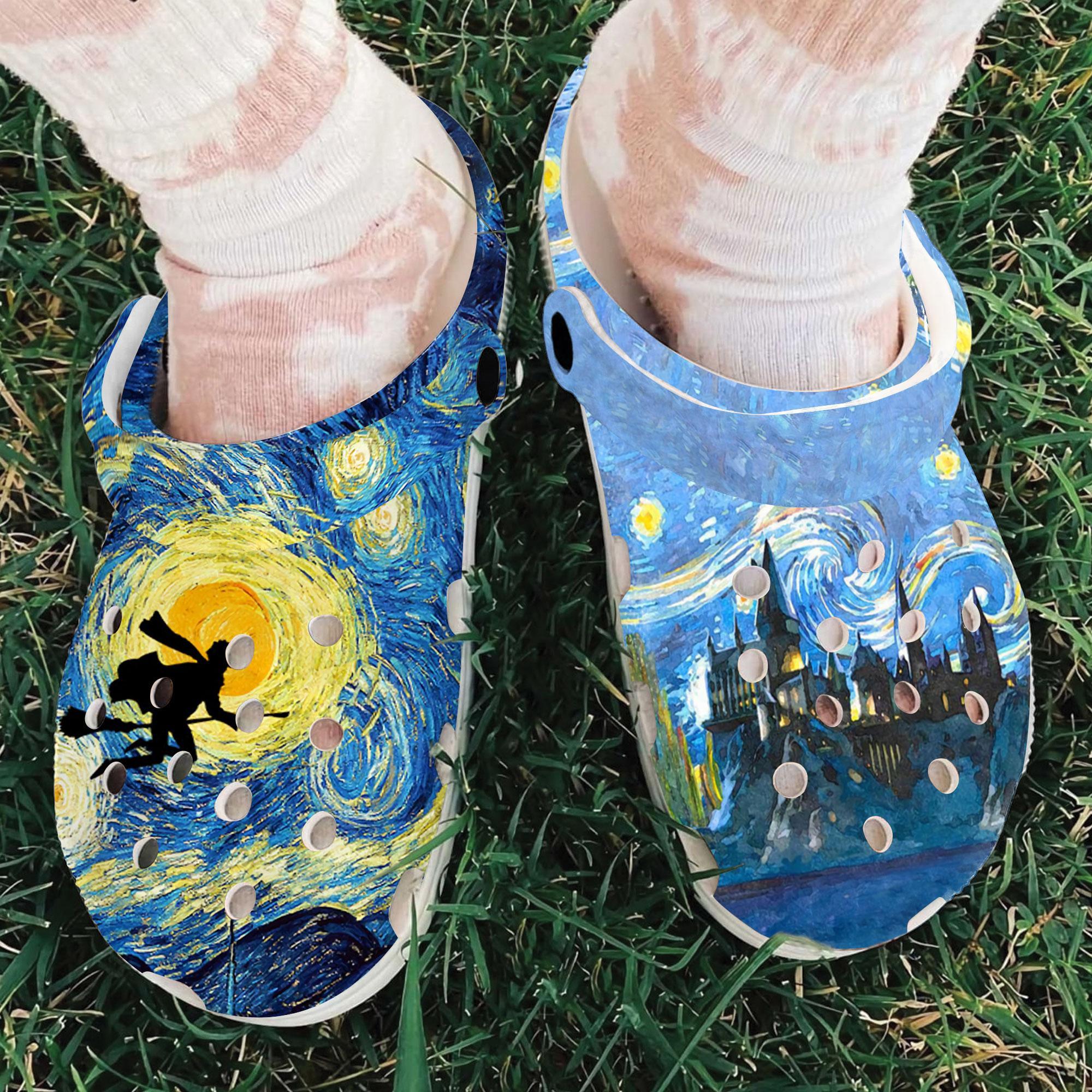 Merchidea Harry Potter Movie Crocs Crocband Clogs Shoes Comfortable For Men Women and Kids