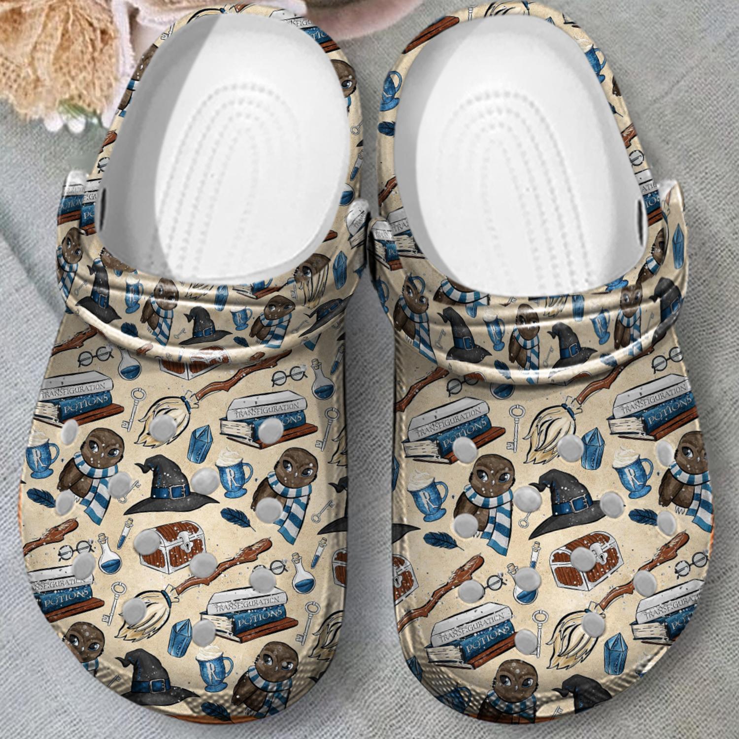 Merchidea Harry Potter Movie Crocs Crocband Clogs Shoes Comfortable For Men Women and Kids