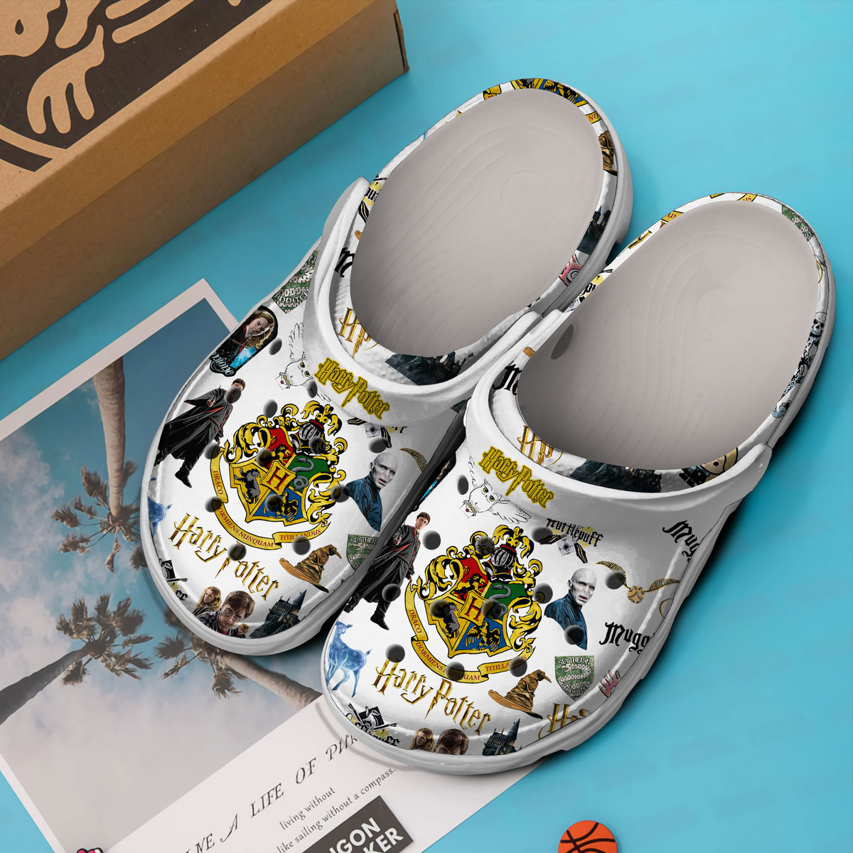 Merchidea Harry Potter Movie Crocs Crocband Clogs Shoes Comfortable For Men Women and Kids