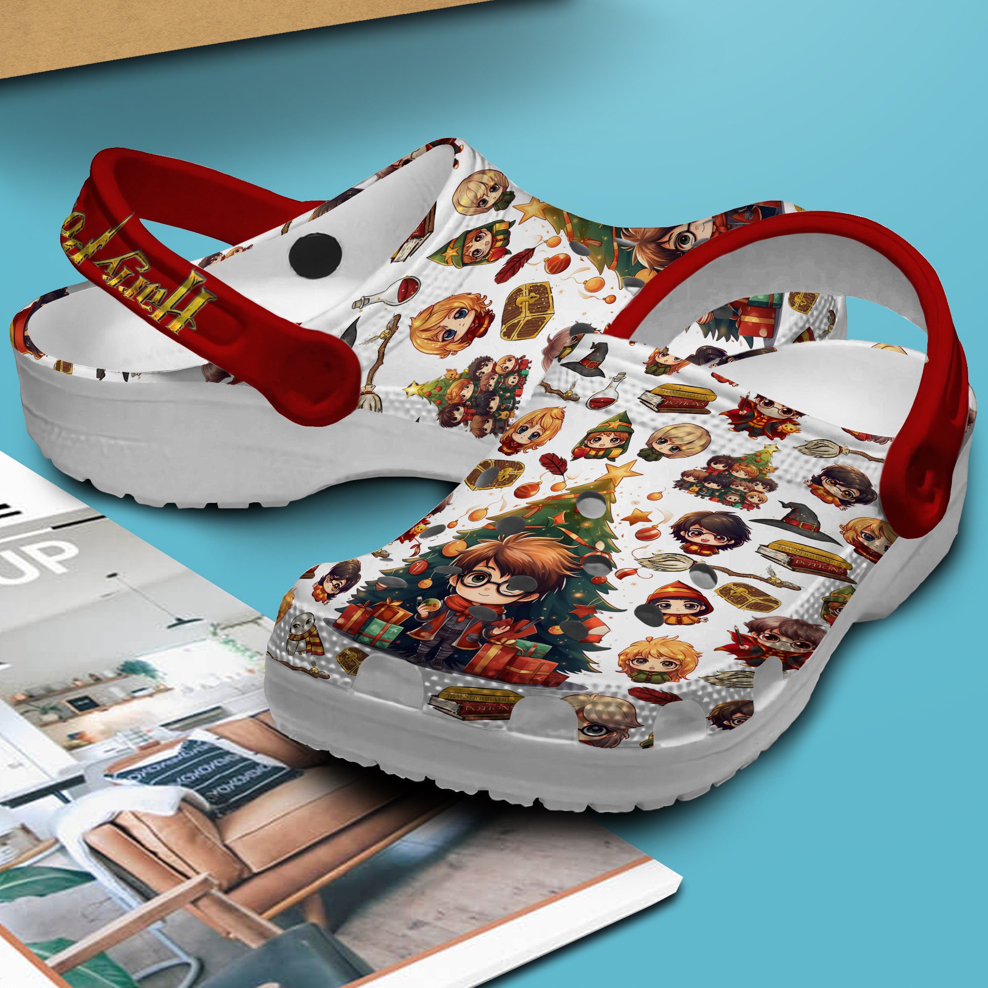 Merchidea Harry Potter Movie Crocs Crocband Clogs Shoes Comfortable For Men Women and Kids