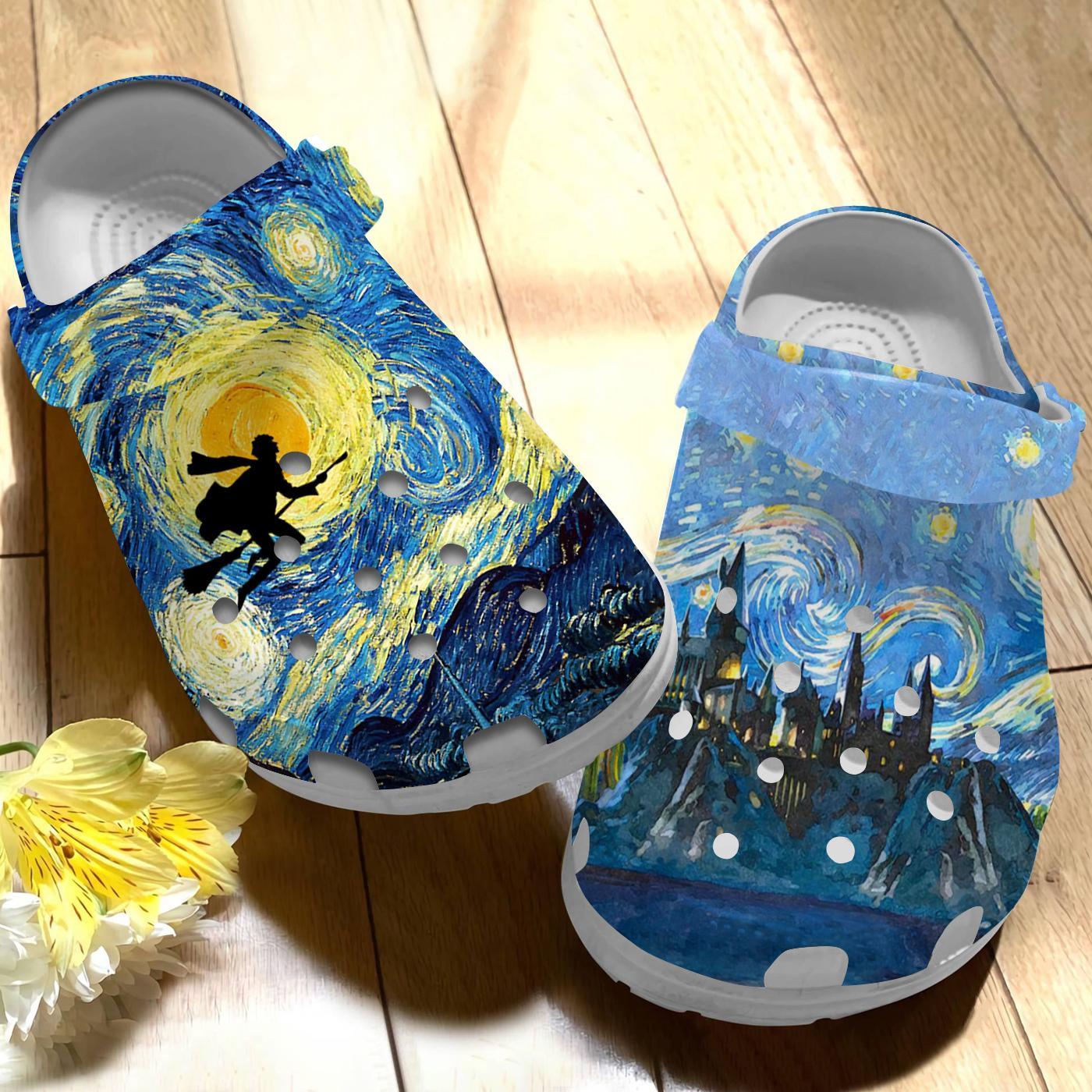 Merchidea Harry Potter Movie Crocs Crocband Clogs Shoes Comfortable For Men Women and Kids