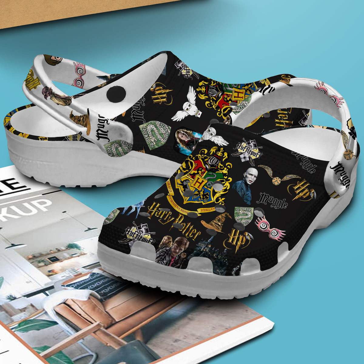 Merchidea Harry Potter Movie Crocs Crocband Clogs Shoes Comfortable For Men Women and Kids