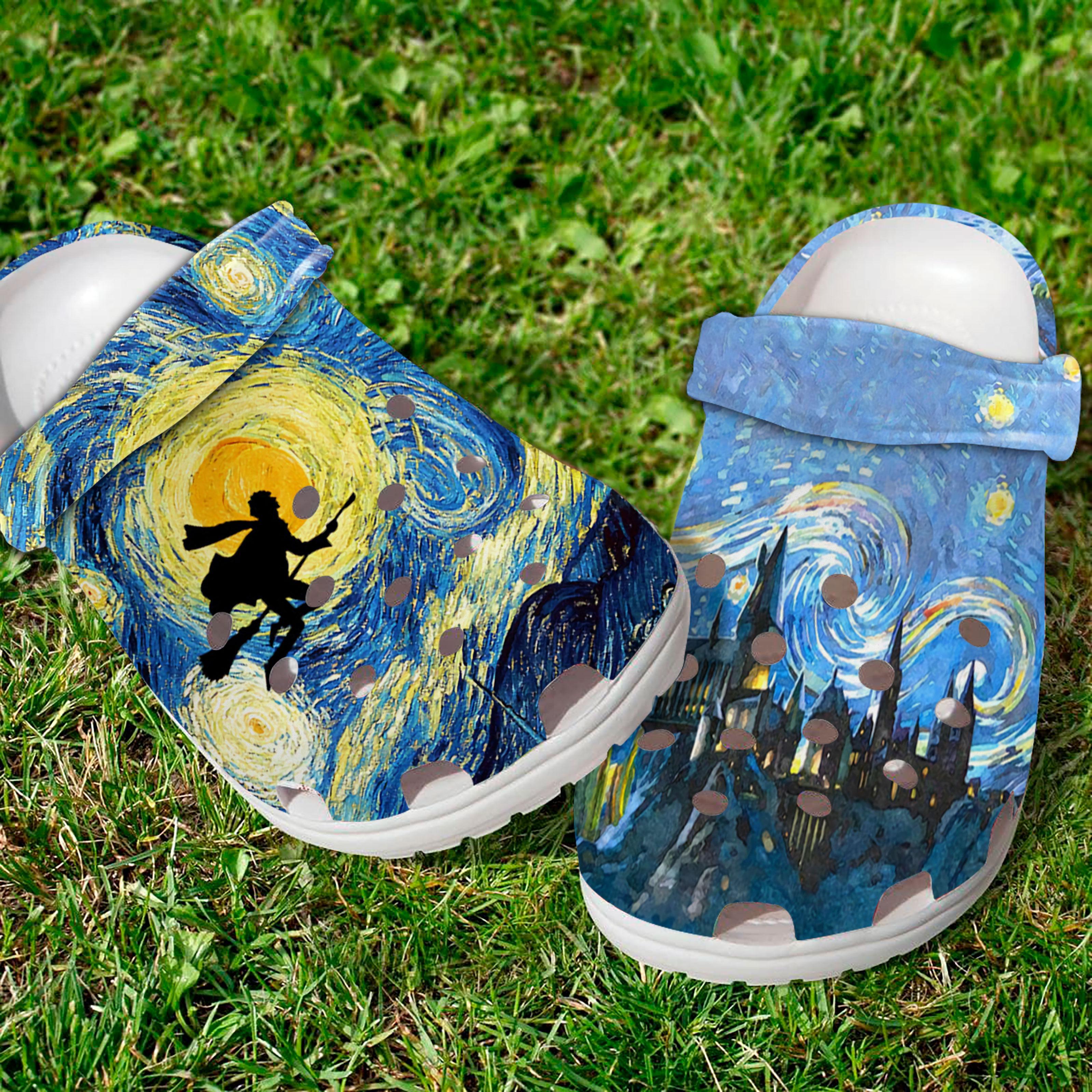 Merchidea Harry Potter Movie Crocs Crocband Clogs Shoes Comfortable For Men Women and Kids