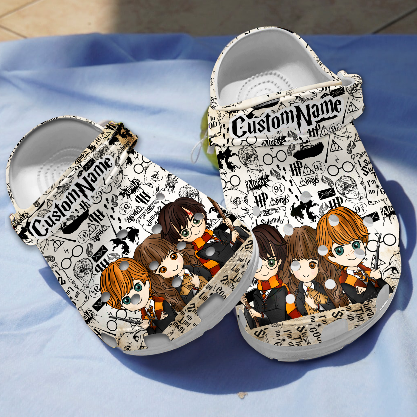 Merchidea Harry Potter Movie Crocs Crocband Clogs Shoes Comfortable For Men Women and Kids