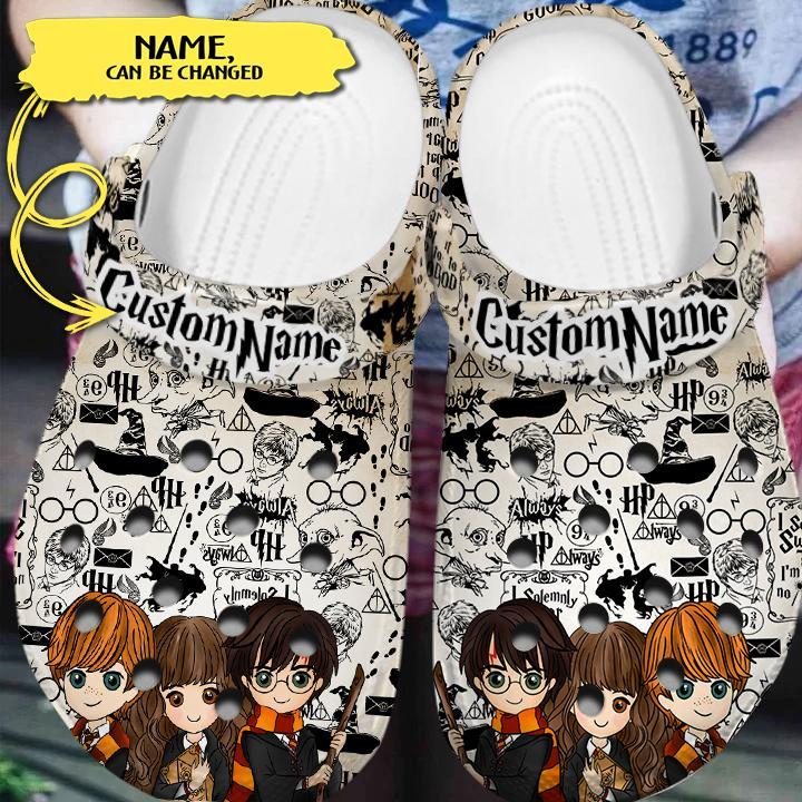 Merchidea Harry Potter Movie Crocs Crocband Clogs Shoes Comfortable For Men Women and Kids