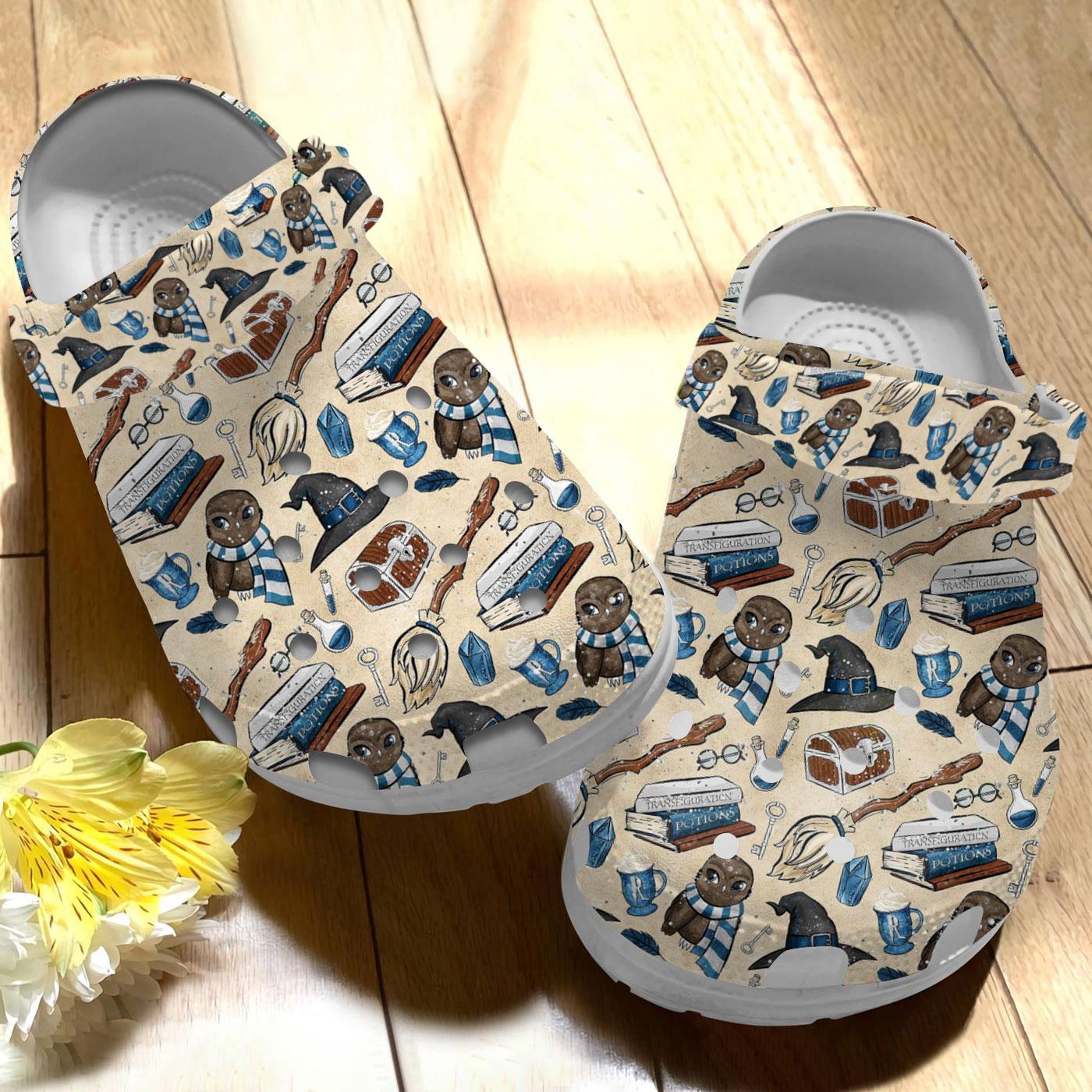 Merchidea Harry Potter Movie Crocs Crocband Clogs Shoes Comfortable For Men Women and Kids