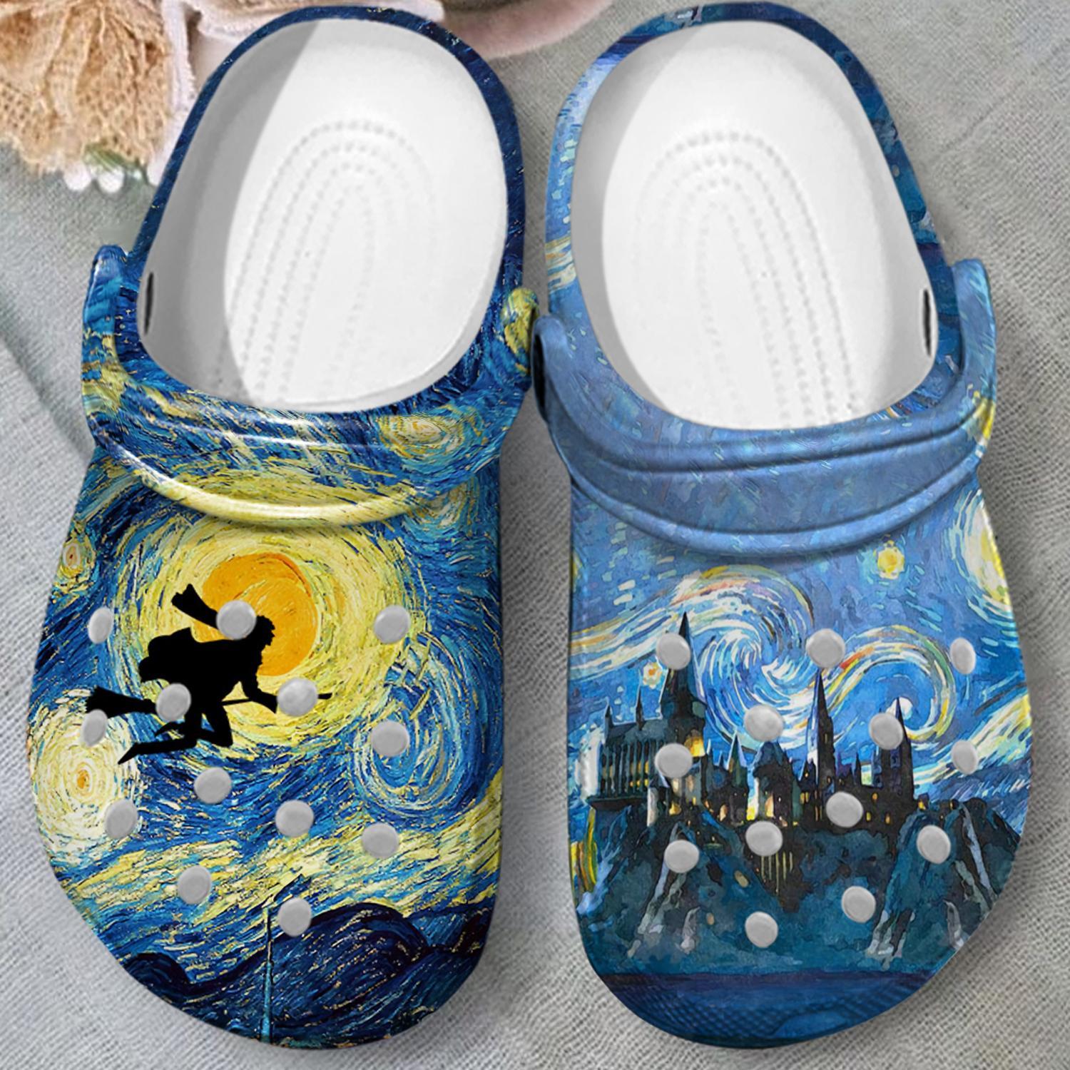 Merchidea Harry Potter Movie Crocs Crocband Clogs Shoes Comfortable For Men Women and Kids