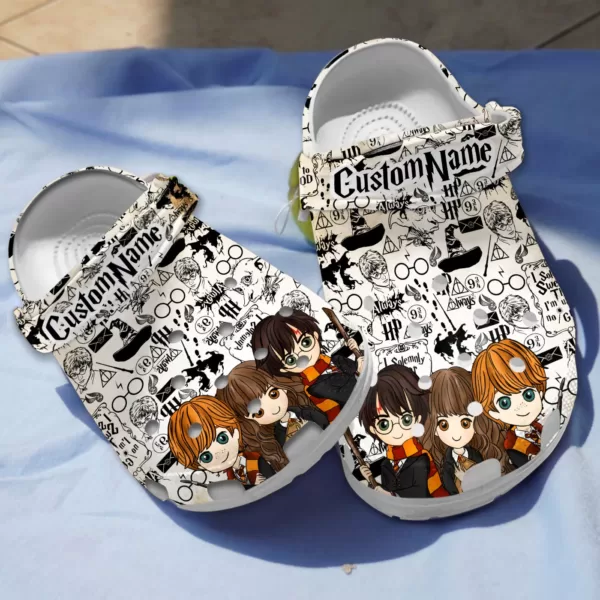 Merchidea Harry Potter Movie Crocs Crocband Clogs Shoes Comfortable For Men Women and Kids
