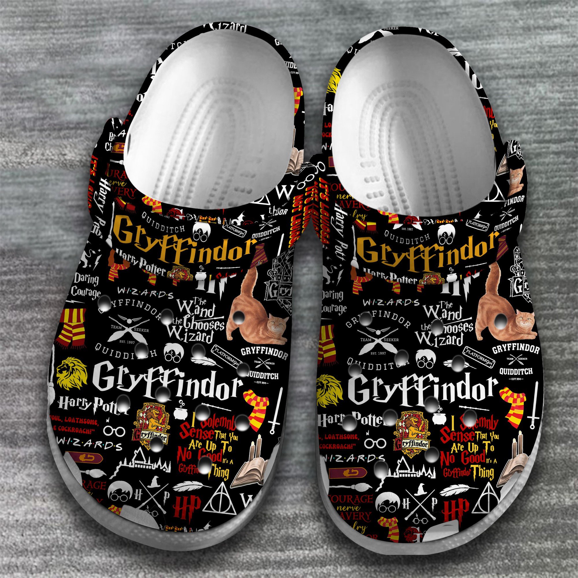 Merchidea Harry Potter Movie gryffindor Crocs Crocband Clogs Shoes Comfortable For Men Women and Kids