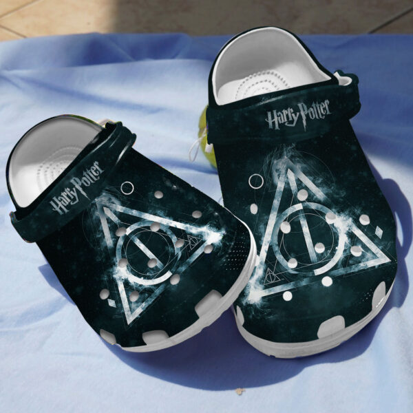 Merchidea Harry Potter The Deathly Hallows Movie Crocs Crocband Clogs Shoes Comfortable For Men Women and Kids