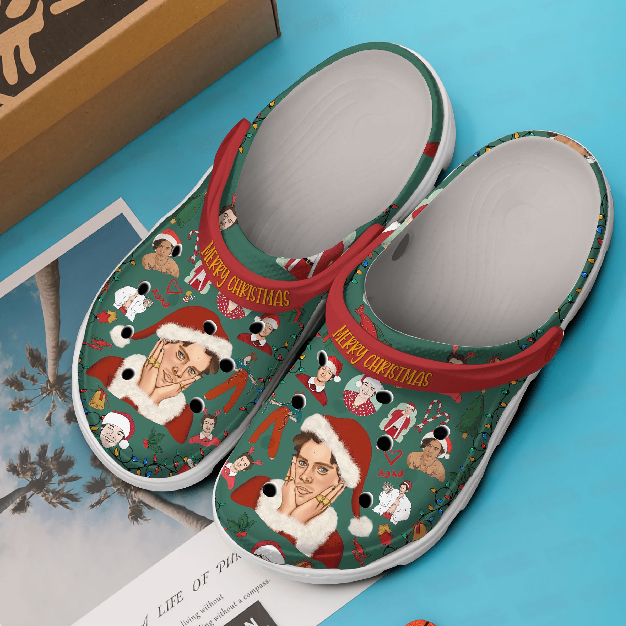 Merchidea Harry Styles Music Crocs Crocband Clogs Shoes Comfortable For Men Women and Kids