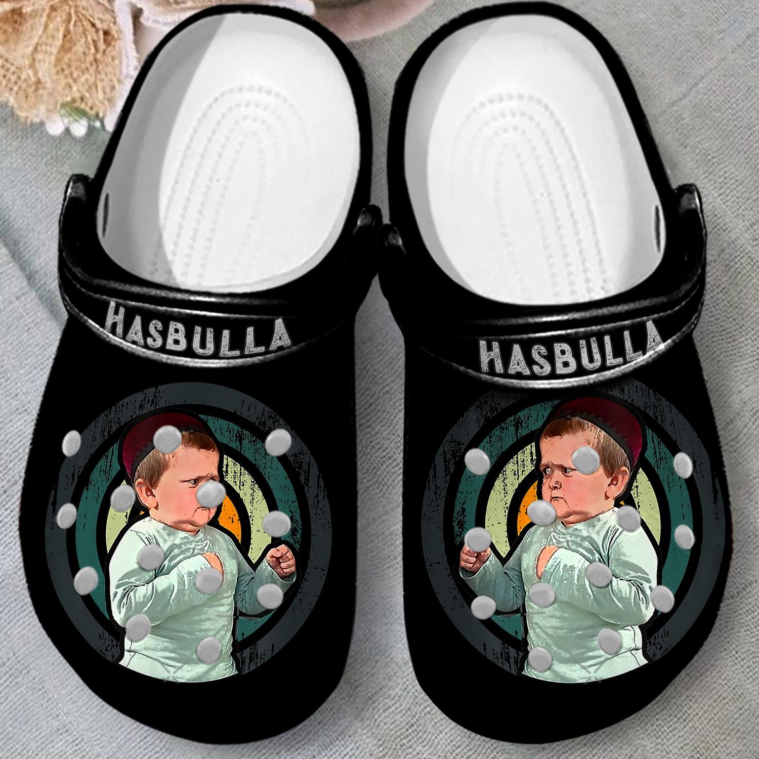 Merchidea Hasbulla Crocs Crocband Clogs Shoes Comfortable For Men Women and Kids