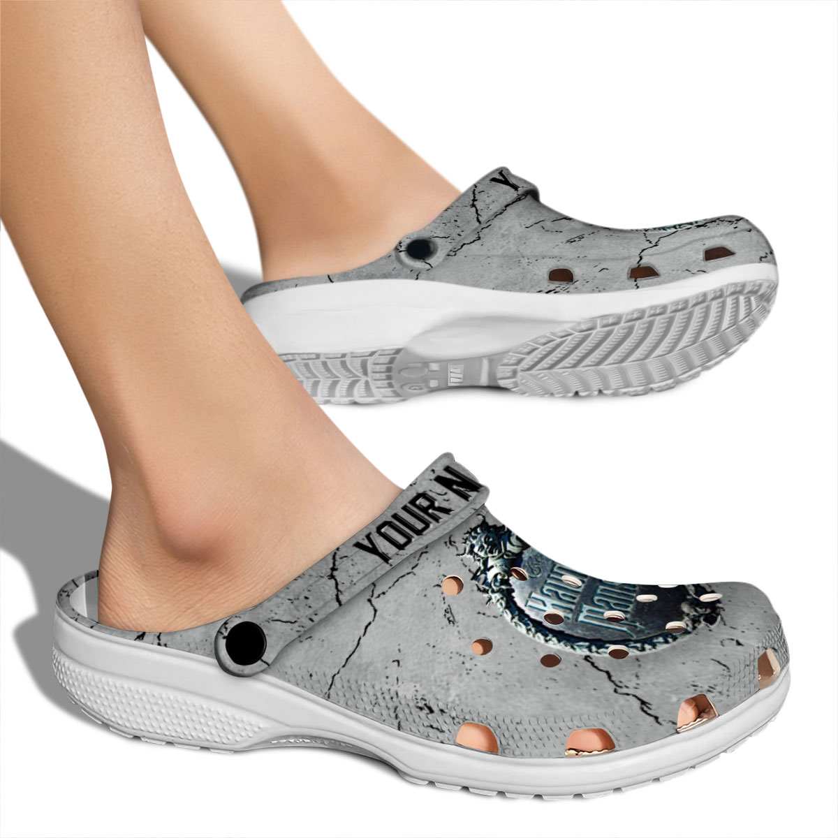 Merchidea Haunted Mansion Movie Crocs Crocband Clogs Shoes Comfortable For Men Women and Kids