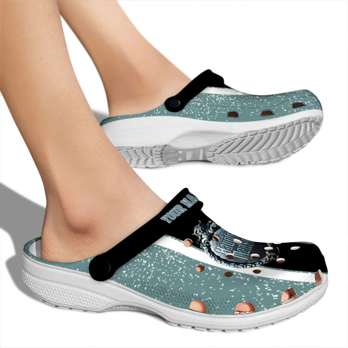 Merchidea Haunted Mansion Movie Crocs Crocband Clogs Shoes Comfortable For Men Women and Kids