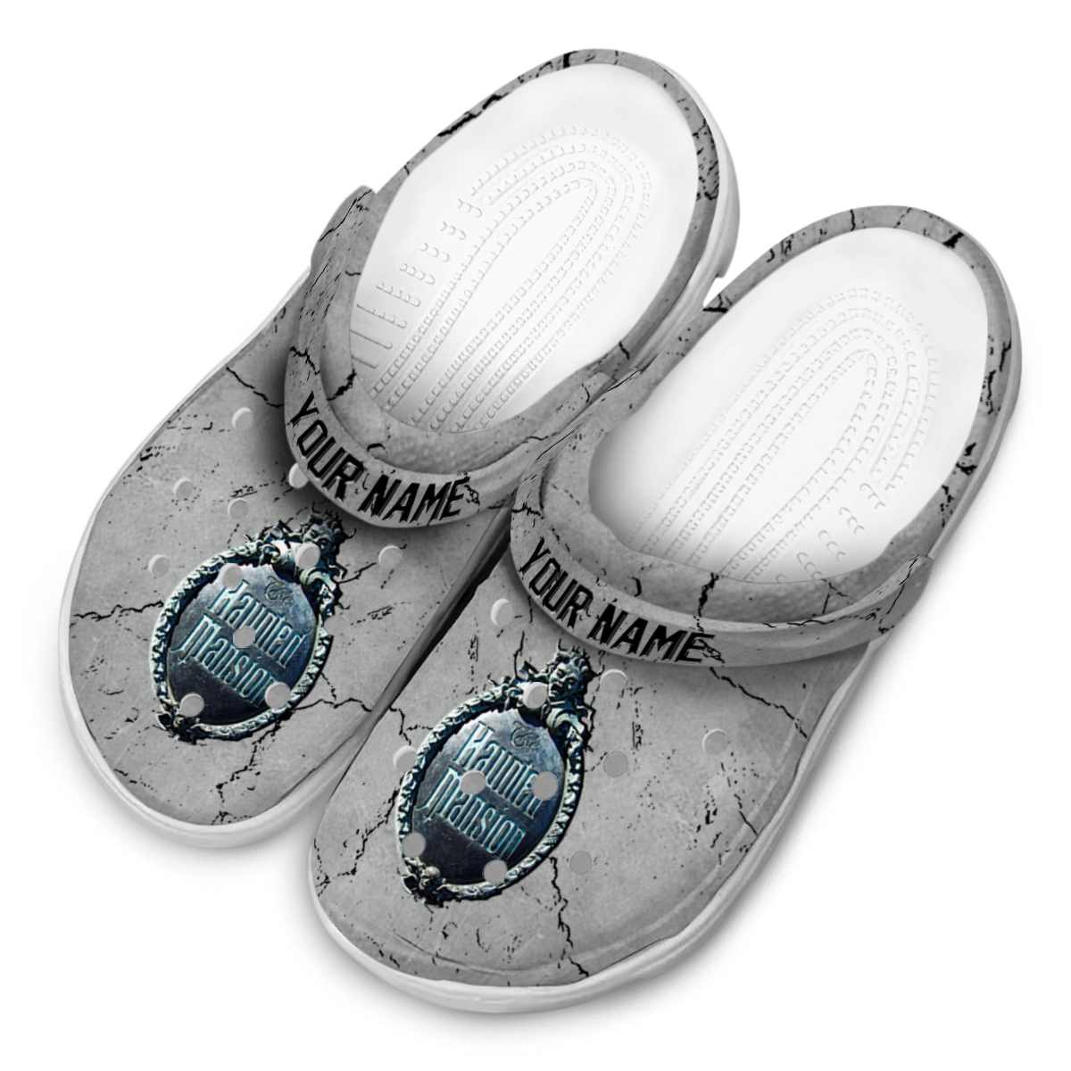 Merchidea Haunted Mansion Movie Crocs Crocband Clogs Shoes Comfortable For Men Women and Kids