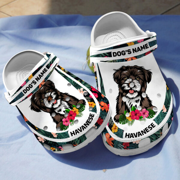 Merchidea Havanese Dog Crocs Crocband Clogs Shoes Comfortable For Men Women and Kids