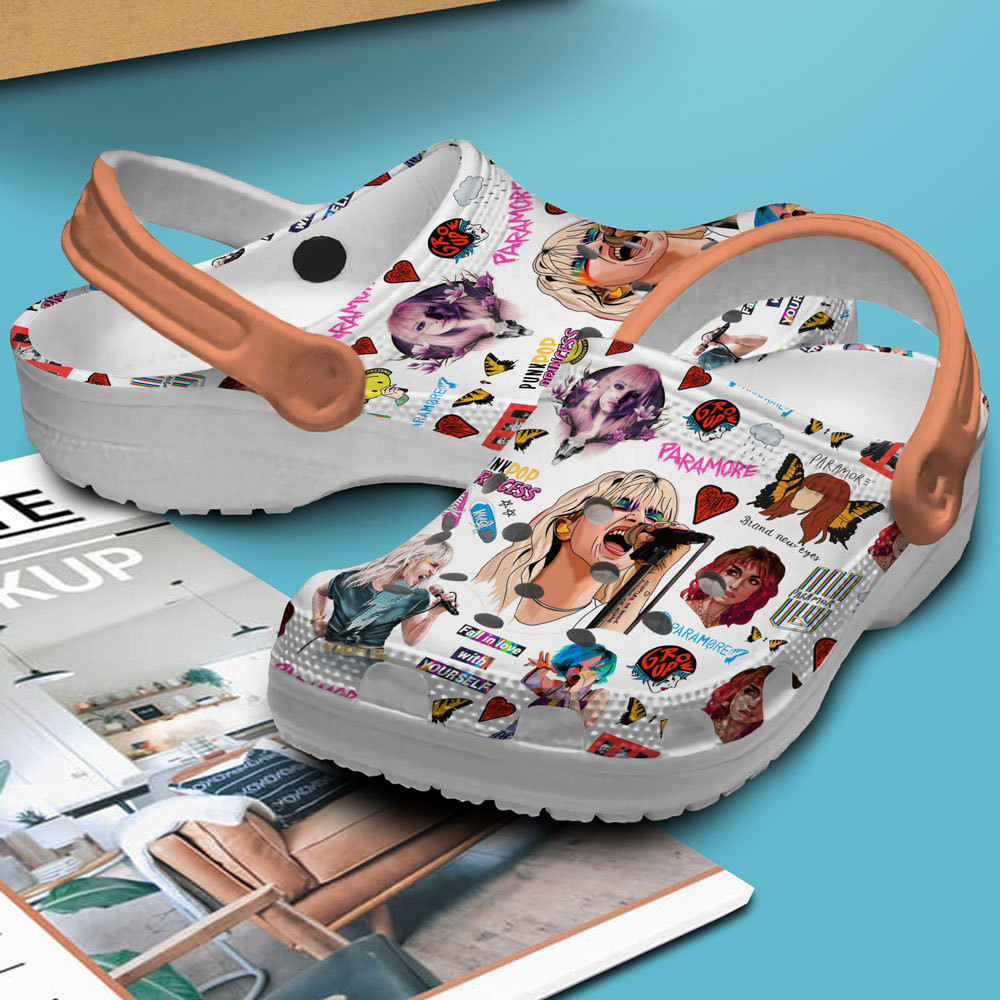 Merchidea Hayley Williams Music Crocs Crocband Clogs Shoes Comfortable For Men Women and Kids