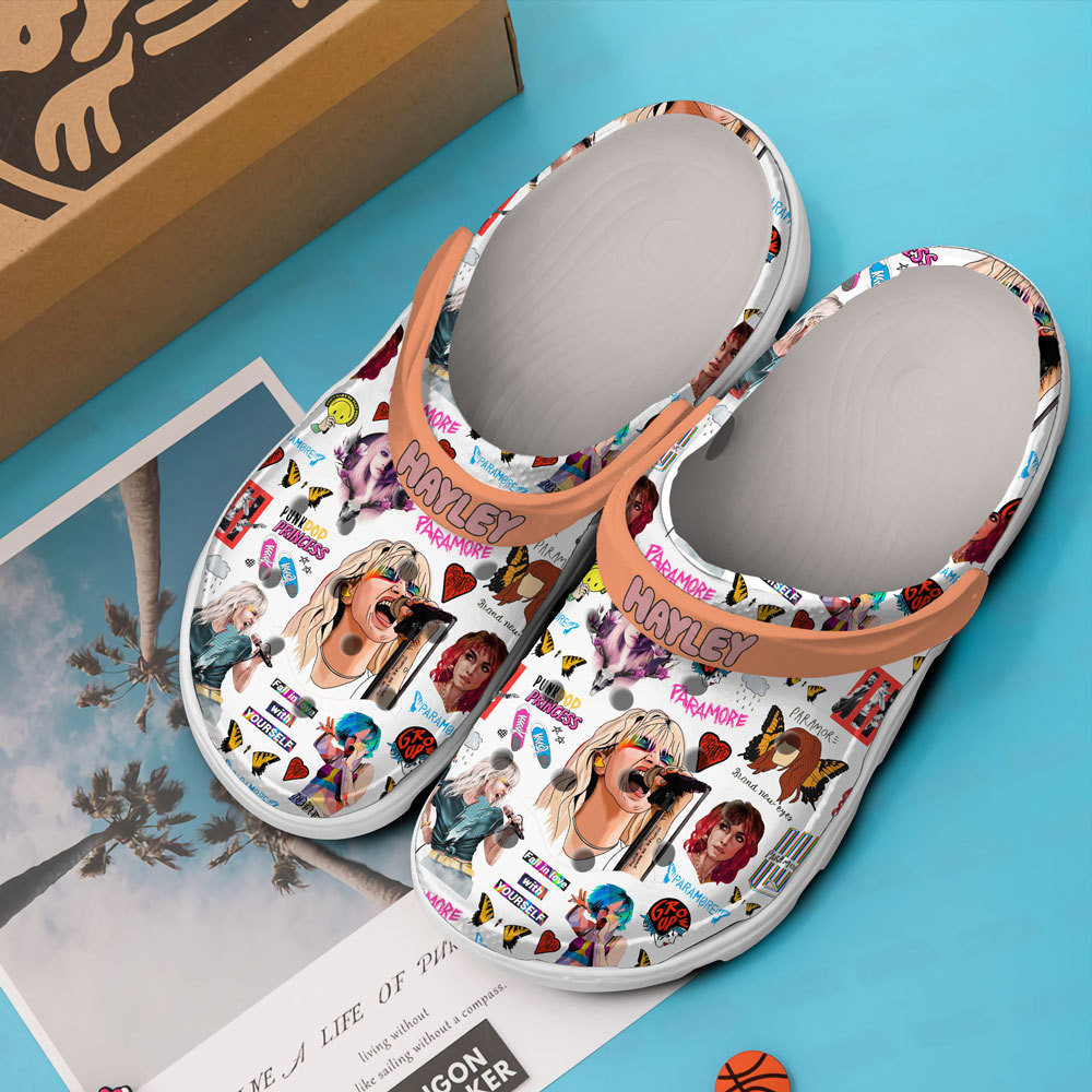 Merchidea Hayley Williams Music Crocs Crocband Clogs Shoes Comfortable For Men Women and Kids