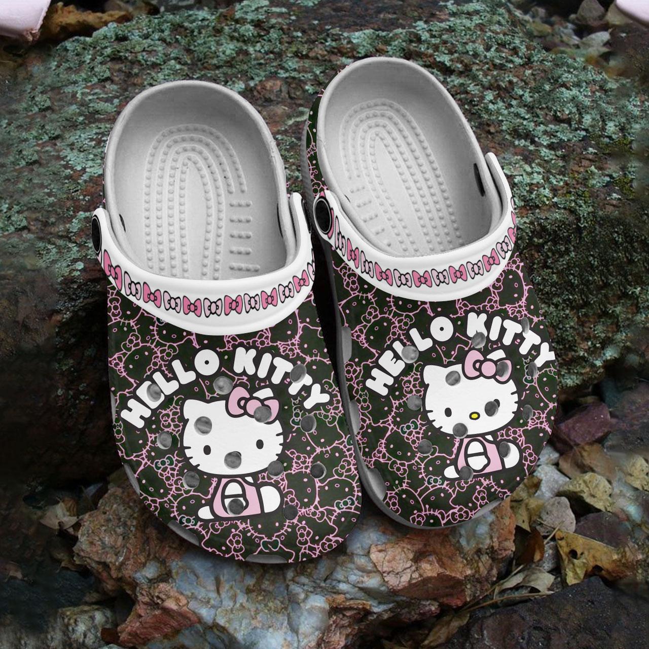 Merchidea Hello Kitty Cartoon Crocs Crocband Clogs Shoes Comfortable For Men Women and Kids