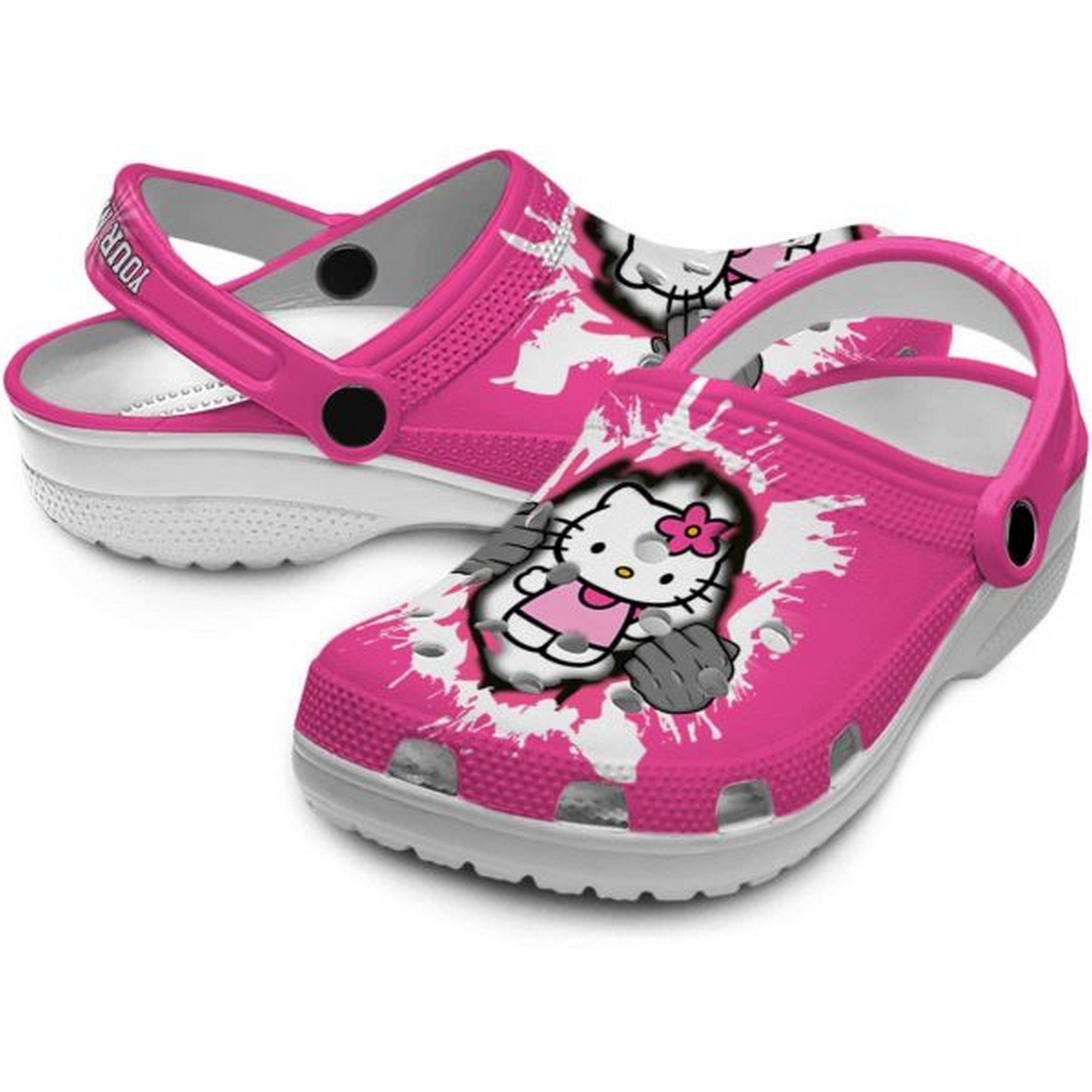 Merchidea Hello Kitty Cartoon Crocs Crocband Clogs Shoes Comfortable For Men Women and Kids
