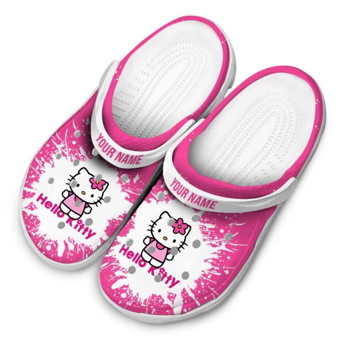 Merchidea Hello Kitty Cartoon Crocs Crocband Clogs Shoes Comfortable For Men Women and Kids