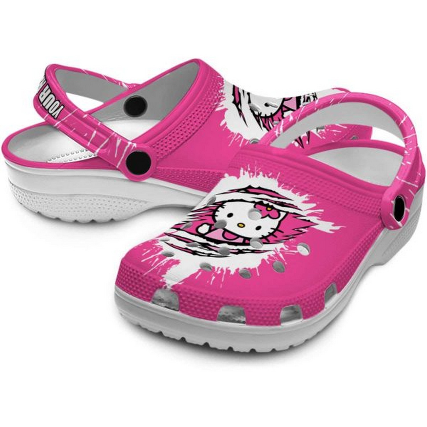 Merchidea Hello Kitty Cartoon Crocs Crocband Clogs Shoes Comfortable For Men Women and Kids