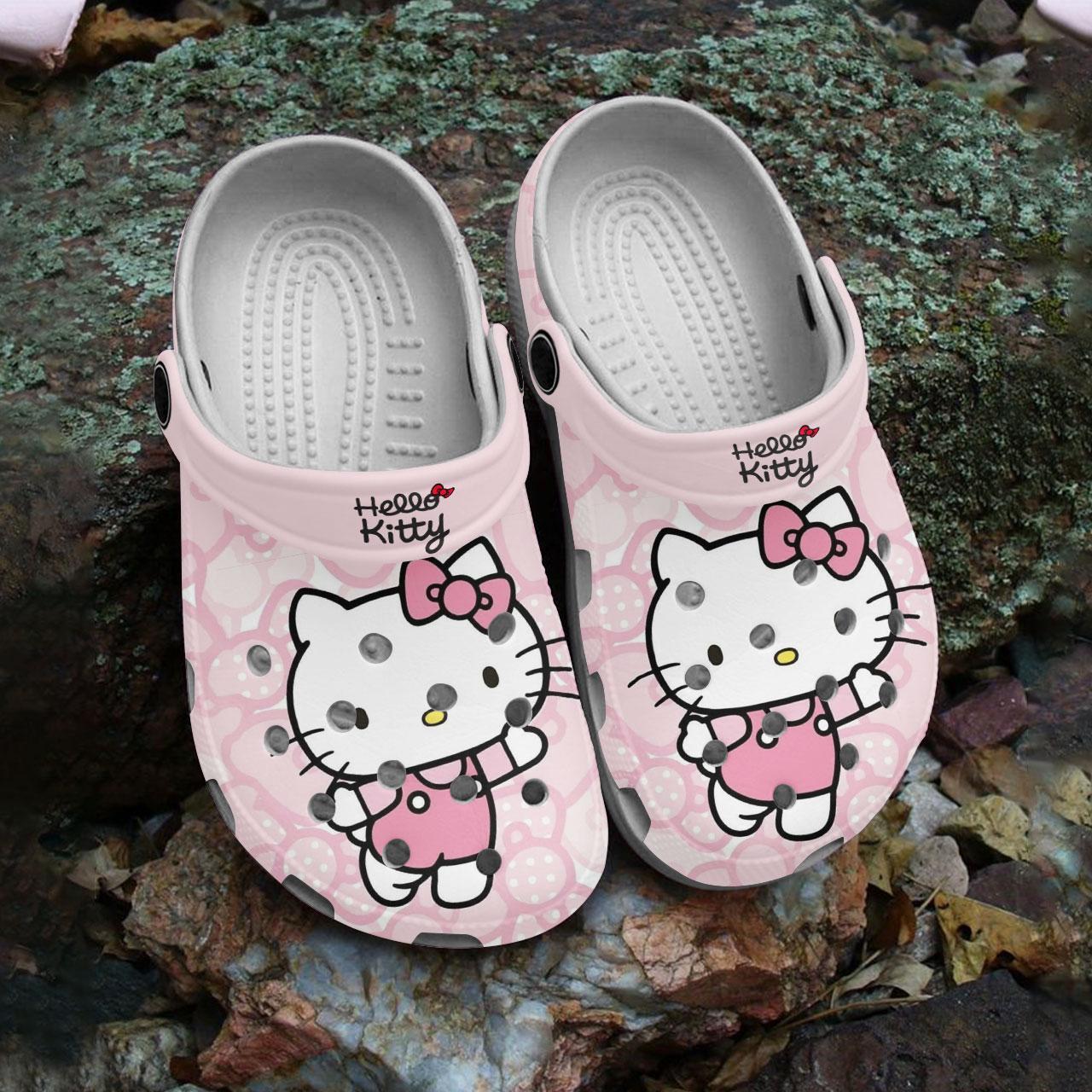 Merchidea Hello Kitty Cartoon Crocs Crocband Clogs Shoes Comfortable For Men Women and Kids