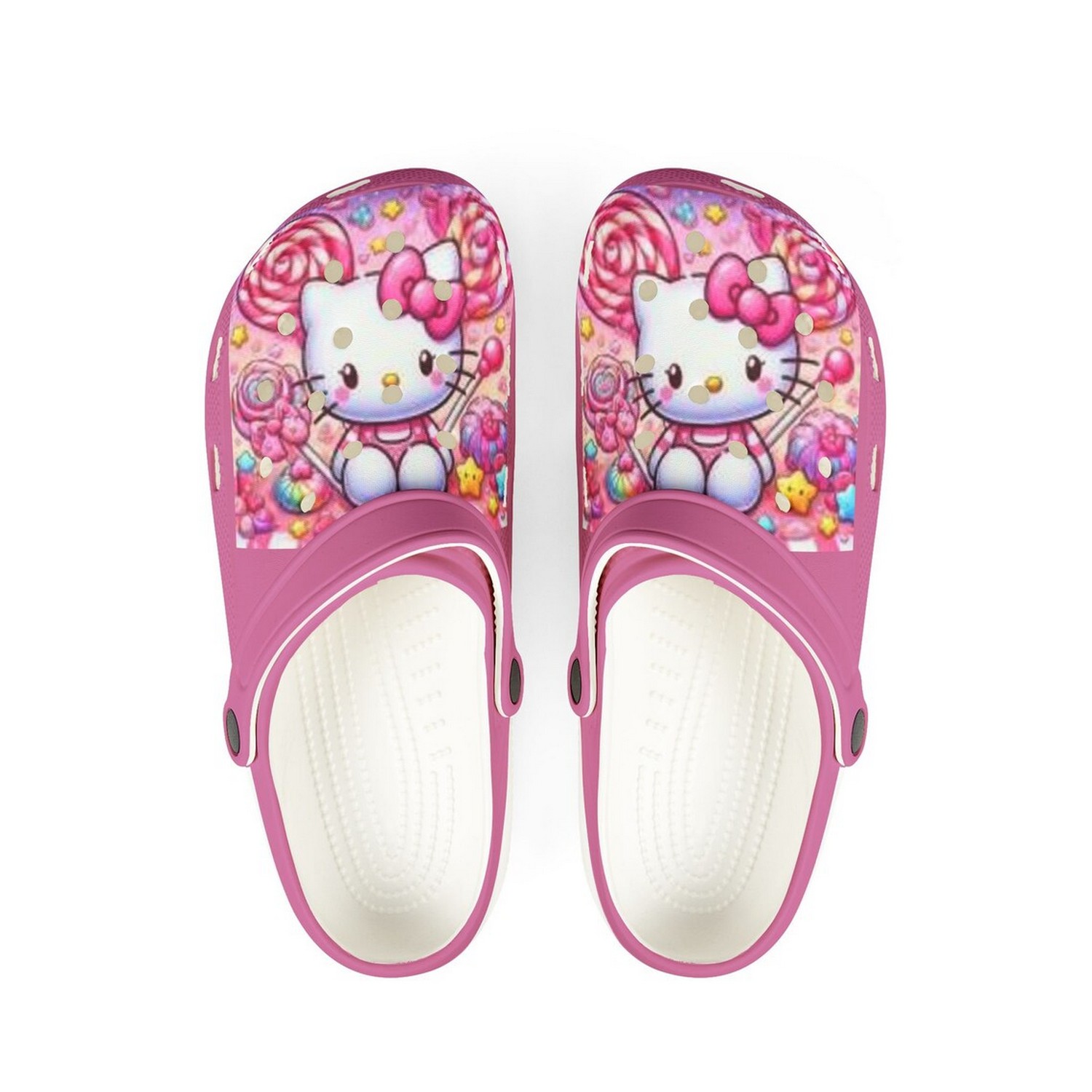 Merchidea Hello Kitty Cartoon Crocs Crocband Clogs Shoes Comfortable For Men Women and Kids