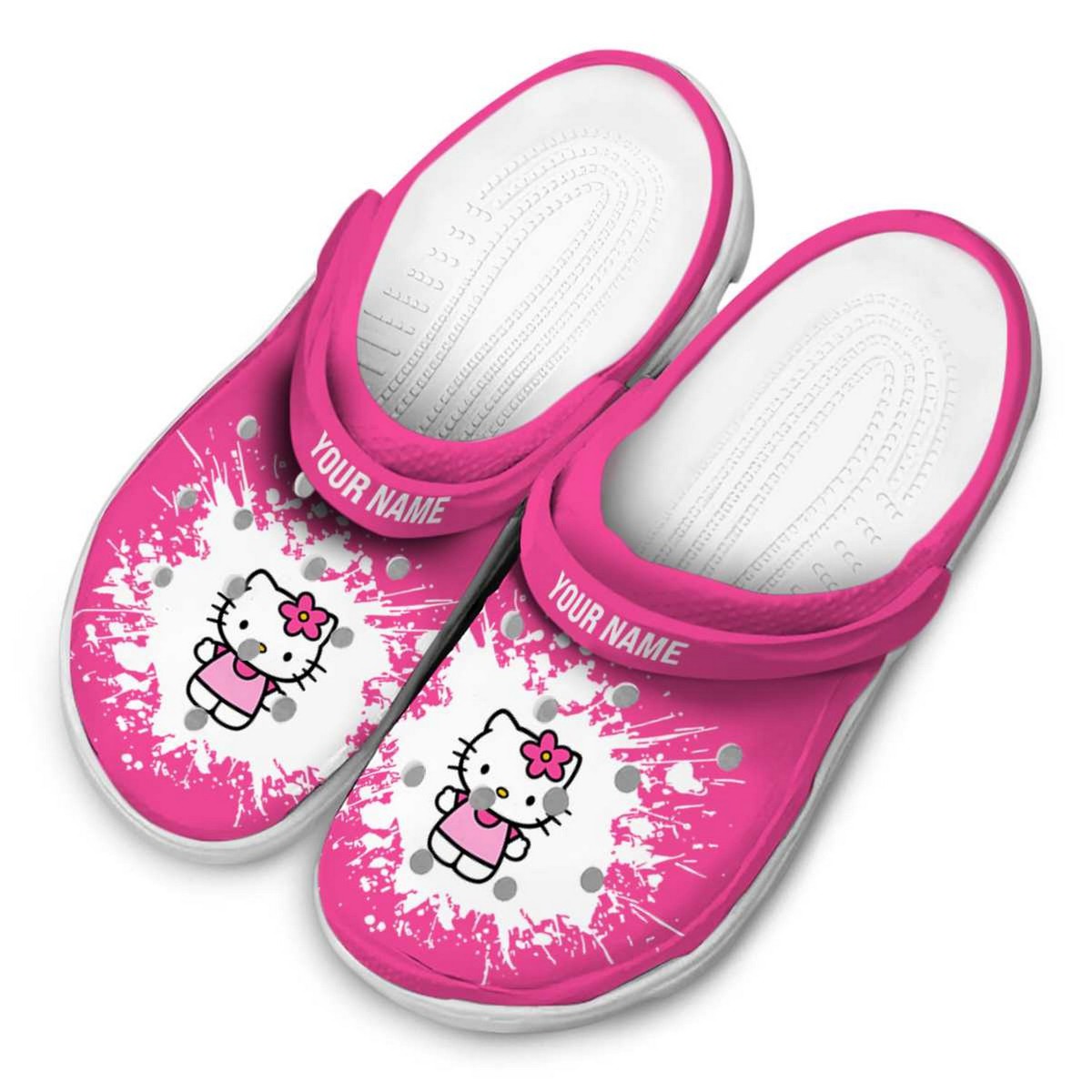Merchidea Hello Kitty Cartoon Crocs Crocband Clogs Shoes Comfortable For Men Women and Kids
