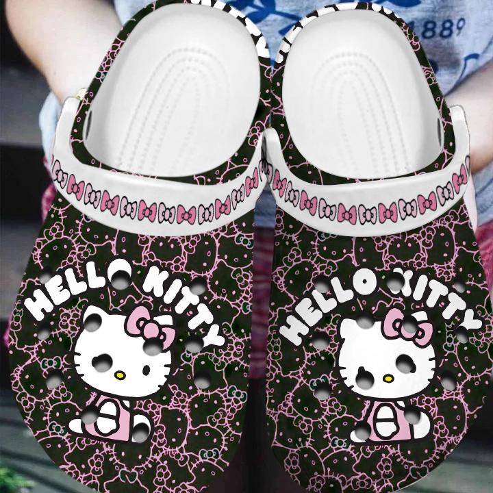 Merchidea Hello Kitty Cartoon Crocs Crocband Clogs Shoes Comfortable For Men Women and Kids