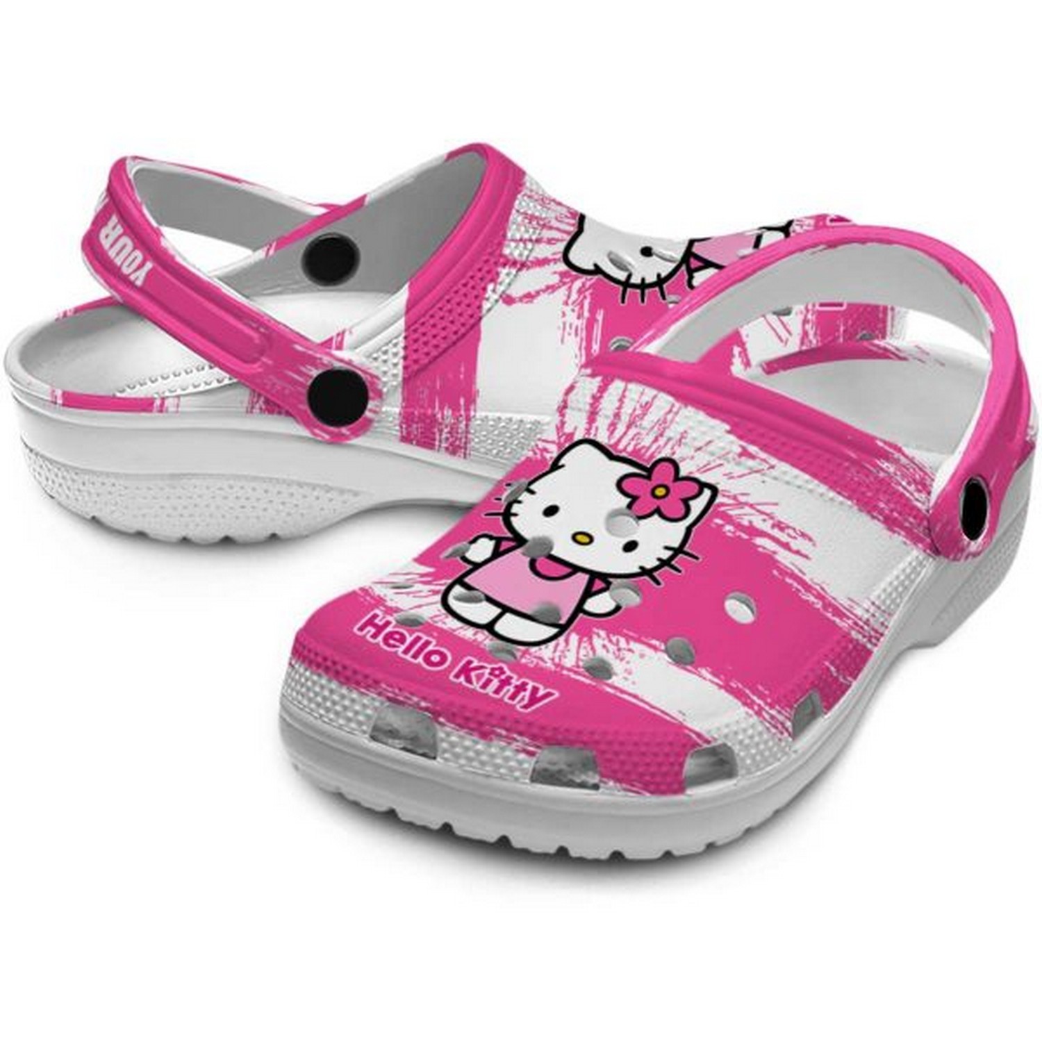 Merchidea Hello Kitty Cartoon Crocs Crocband Clogs Shoes Comfortable For Men Women and Kids