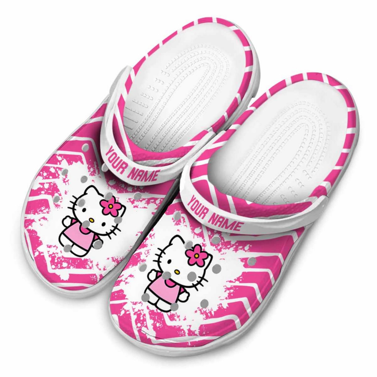 Merchidea Hello Kitty Cartoon Crocs Crocband Clogs Shoes Comfortable For Men Women and Kids