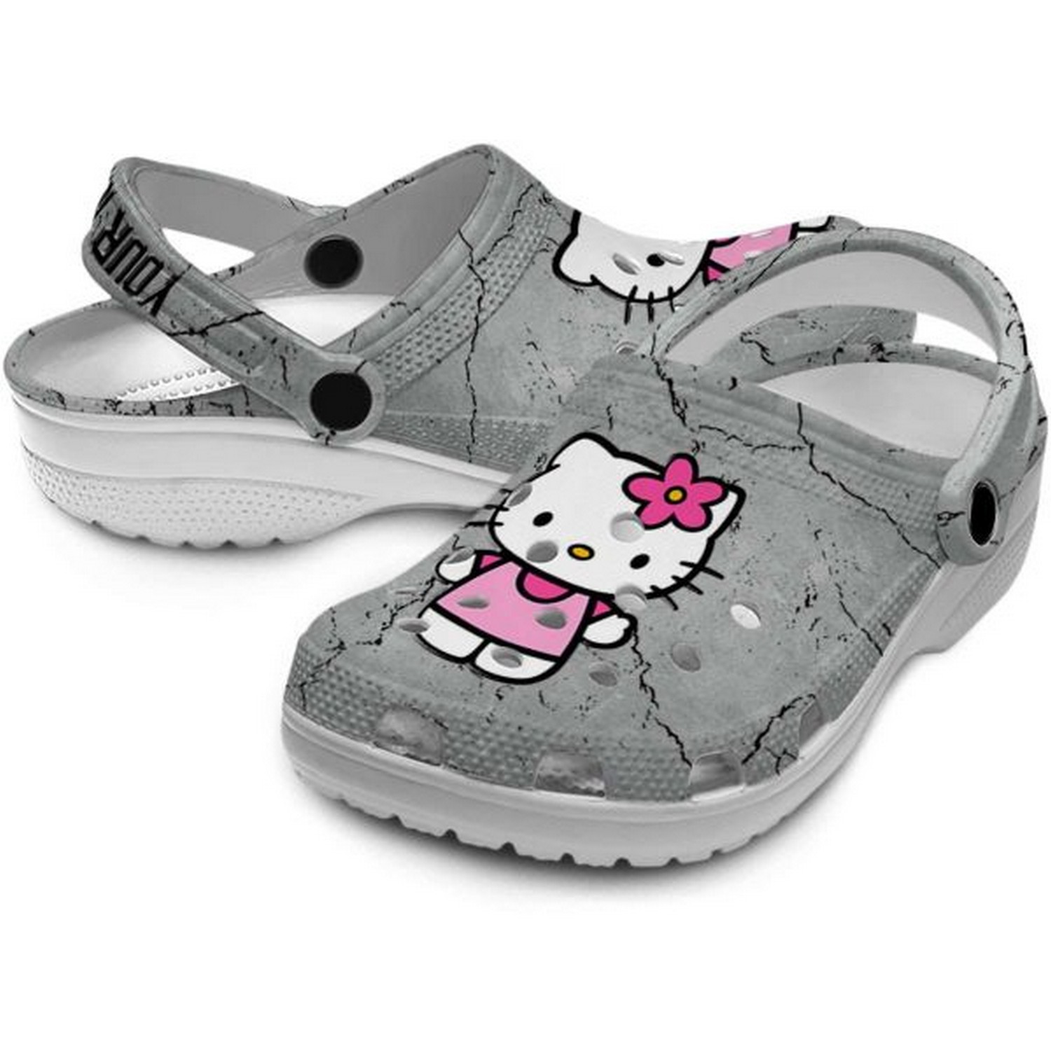 Merchidea Hello Kitty Cartoon Crocs Crocband Clogs Shoes Comfortable For Men Women and Kids